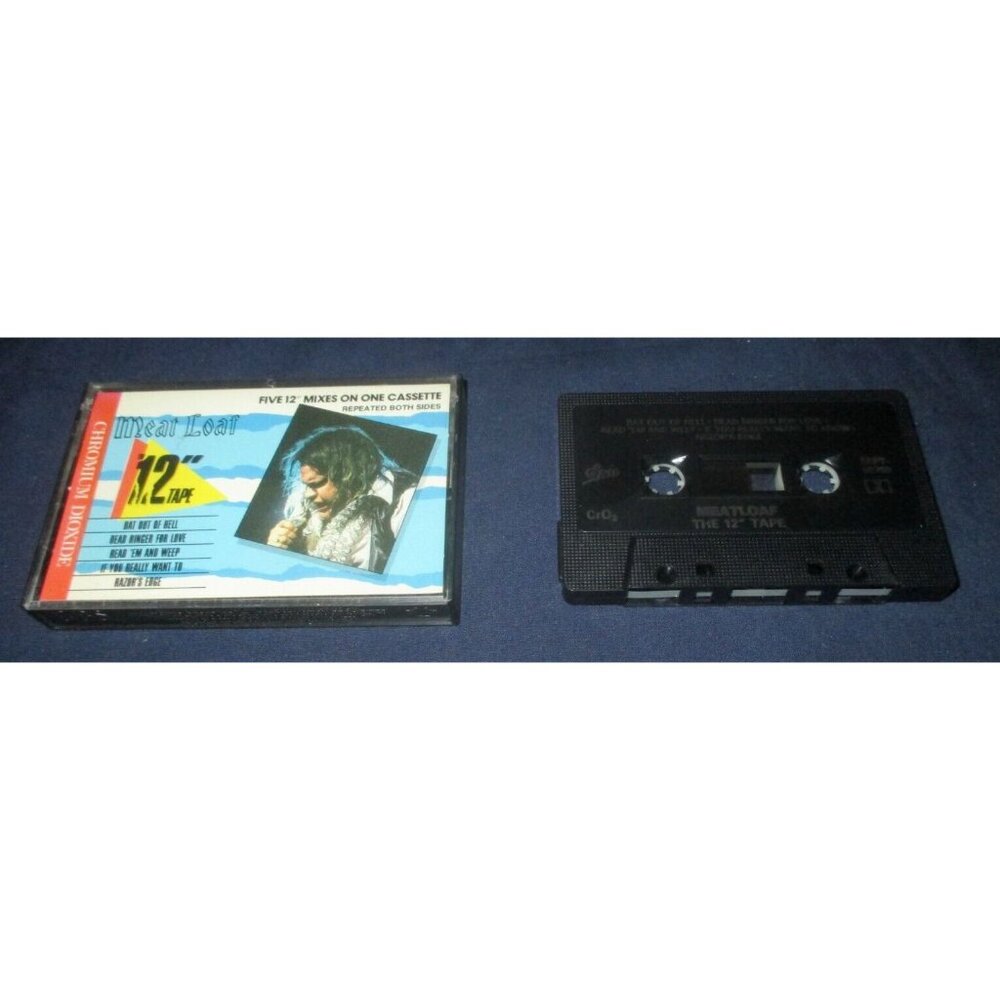 Meat Loaf ‎– The 12 Inch Tape (Five Mixes) on cassette (CBS Canada, 1986)